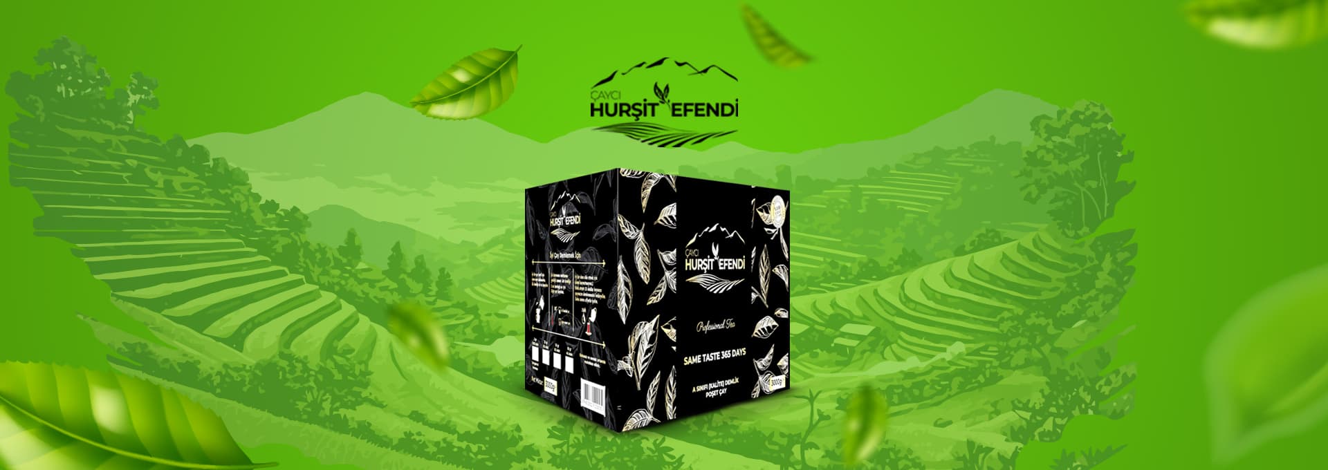 Siyah çay koleksiyonu